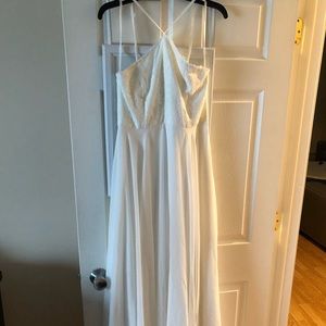 LuLu’s beautiful white long dress